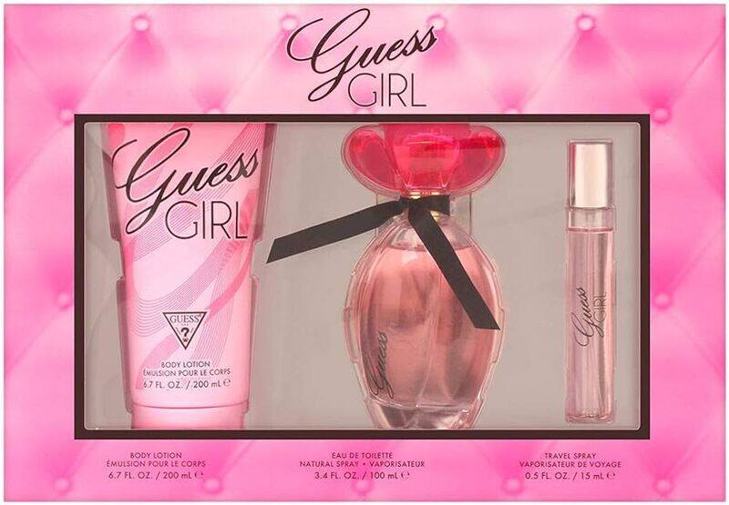 

Guess Girl Set EDT Perfume 100ml + EDT Perfume 15ml Travel Spray + Body Lotion 200ml for Women