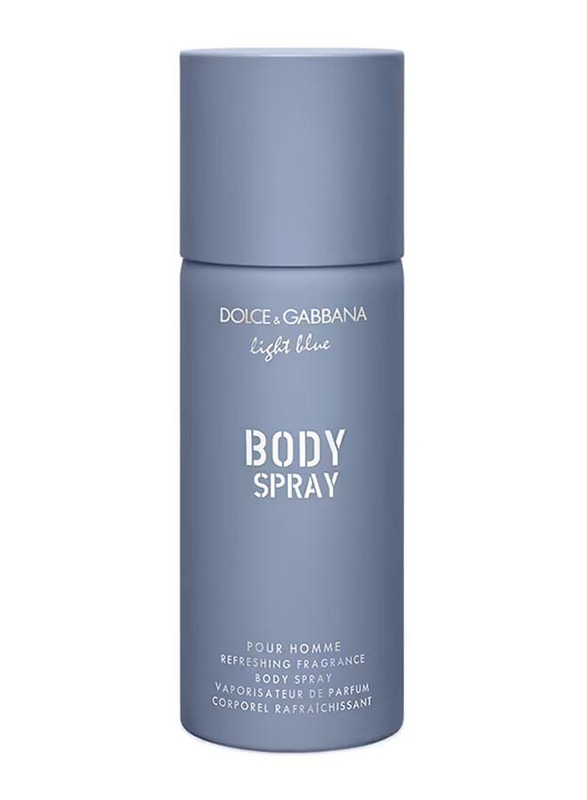 Dolce & Gabbana Light Blue Pour Homme Body Spray for Men, 125ml