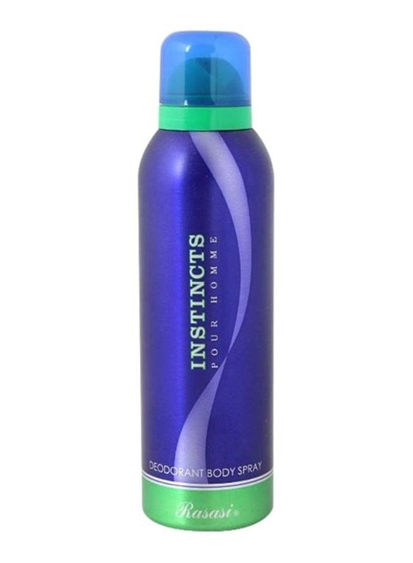 Rasasi Instincts Deodorant Body Spray for Men, 200ml