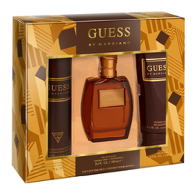 Guess By Marciano Set Edt 100ml + Sg 200ml + Body Spray 226ml (New Pack) for Men