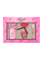 Guess 3-Piece Guess Girl Gift Set For Women, 100ml EDT, 200ml Body Lotion, 15ml EDT