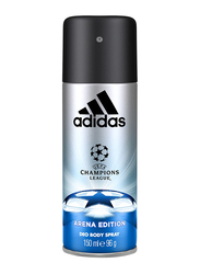 Adidas Arena Edition Champions League Deodorant Body Spray for Men, 150ml