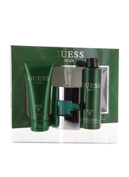 Guess 3-Piece Guess Green Gift Set for Women, 100ml EDT, 200ml Shower Gel, 226ml Body Spray