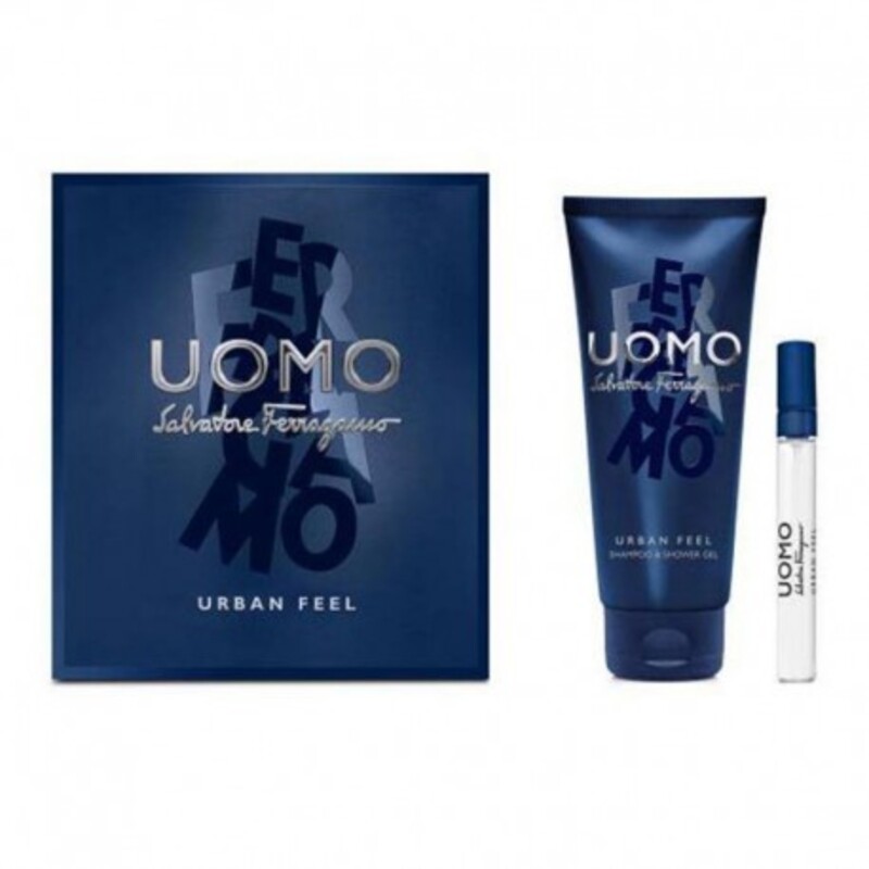 Salvatore Ferragamo Uomo Urban Feel Mini Kit(EDT 5ml + Shower Gel 50ml)