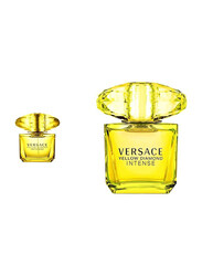 Versace 2-Piece Yellow Diamond Intense Perfume Set for Women, 90ml EDP, 5ml EDP