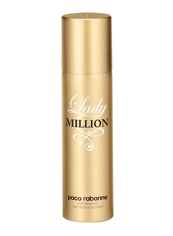 Paco Rabanne Lady Million Deodorant Body Sprays for Women, 150ml