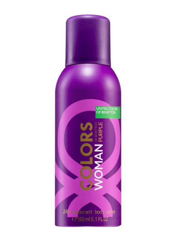 United Colors of Benetton Colors De Benetton Women Purple Deo Spray, 150ml