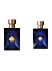 Versace 2-Piece Dylan Blue Perfume Set for Men, 100ml EDT, 5ml EDT