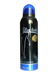 Rasasi Blue Lady 2 Deodorant Body Spray for Women, 200ml