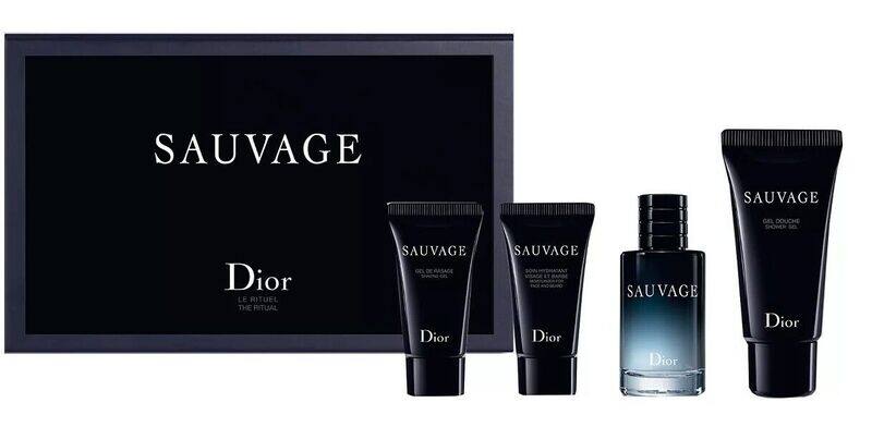 

Christian Dior Dior Sauvage Mini Gift Set EDT Perfume 10ml + SG 20ml + Shaving Gel 5ml + Moisturizer 5ml