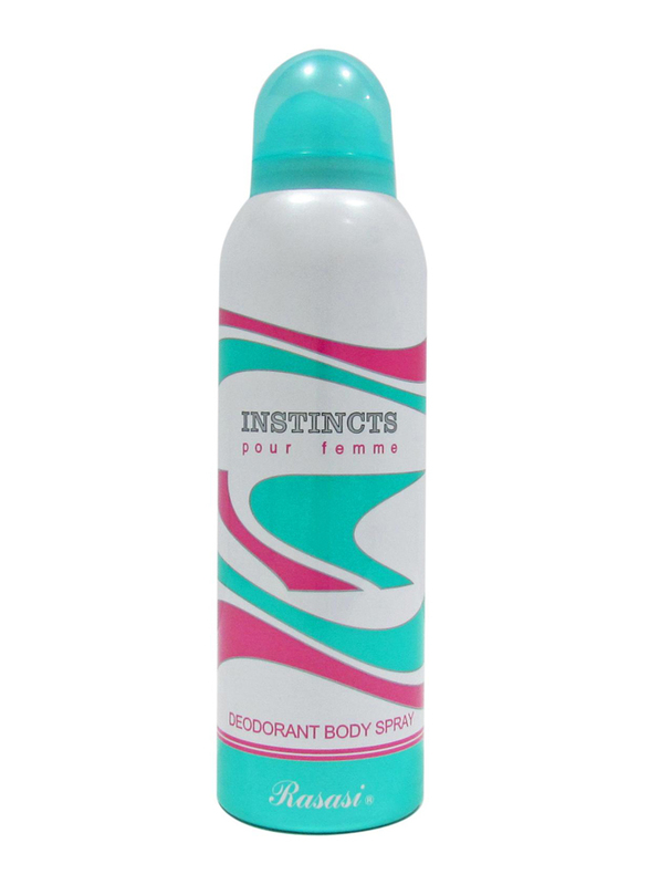 Rasasi Instincts Deodorant Body Spray for Women, 200ml