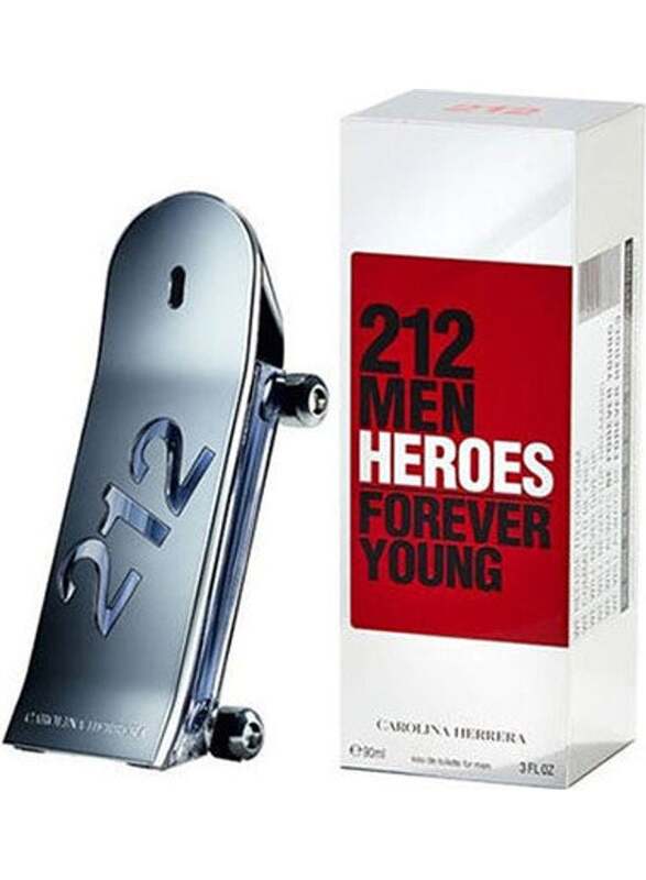 Carolina Herrera 212 Heroes Forever Young Men Edt 90ml for Men