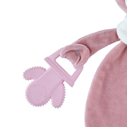 Babyjem Sleep Buddy with Teether, 0+ Months, Pink