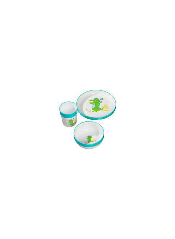Vital Baby Nourish Tableware Set, 3-Piece, Green