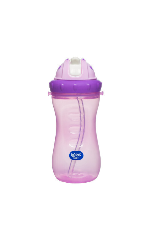 Wee Baby Colorful Straw Cup, 6+ Months, 350ml, Assorted Colour