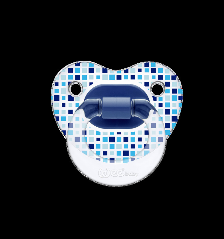 Wee Baby Patterned Orthodontical Soother, 0-6 Months, Assorted Colour