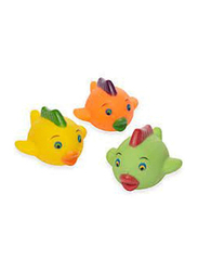Vital Baby 3-Piece Squirt & Splash Fish Baby Bath Toys Set, 6+ Months, Multicolour