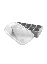 Melii Silicone Baby Food Freezer Tray, 2oz, Grey