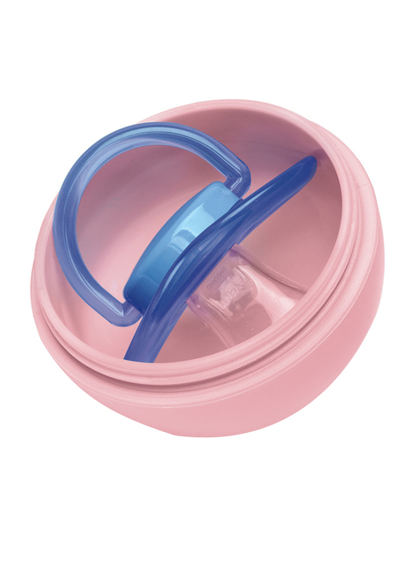 Melii Pacifier Pod, Pink/Grey