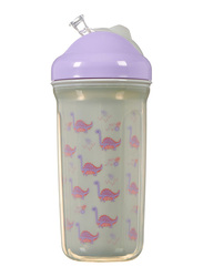 Vital Baby Hydrate Insulated Straw Cup 340ml, Purple/White