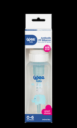 Wee Baby PP Anti Colic Baby Feeding Bottle, 0-6 Months, 240ml, Clear