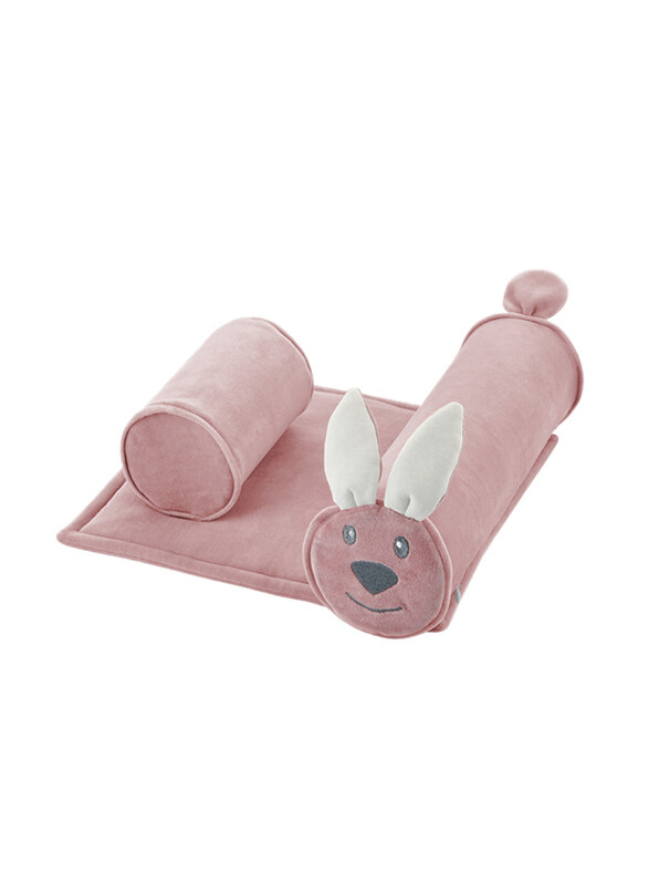 

Babyjem Side Sleep Positioner Bunny Pillow, 0-6 Months, Pink