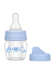 Wee Baby Mini Glass Sippy Bottle Set, 0-6 Months, 30ml, Blue