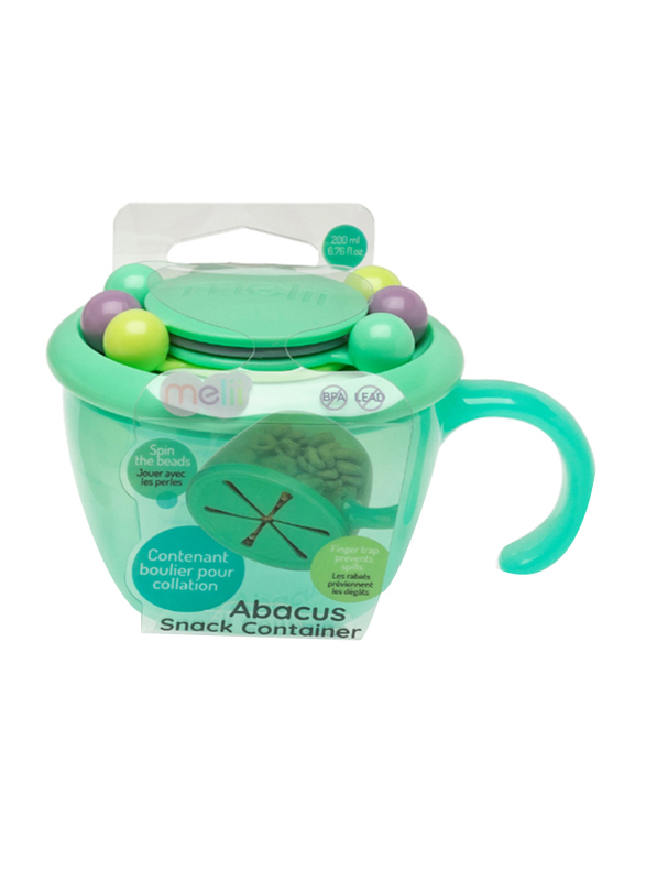 Melii Abacus Snack Container, 200ml, Mint