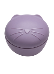 Melii Cat Silicone Bowl with Lid, 350ml, Purple