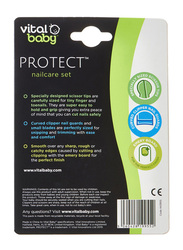 Vital Baby Protect Nailcare Set, 3-Piece, White