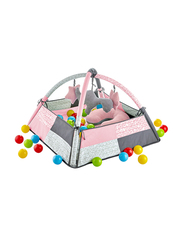 Babyjem Play Mat with Balls & Toys, 0-6 Months, Pink