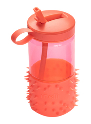 Melii Spikey Water Bottle, 17oz, Coral