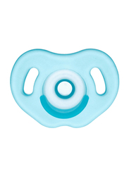 Wee Baby Full Silicone Soother, 0-6 Months, Blue