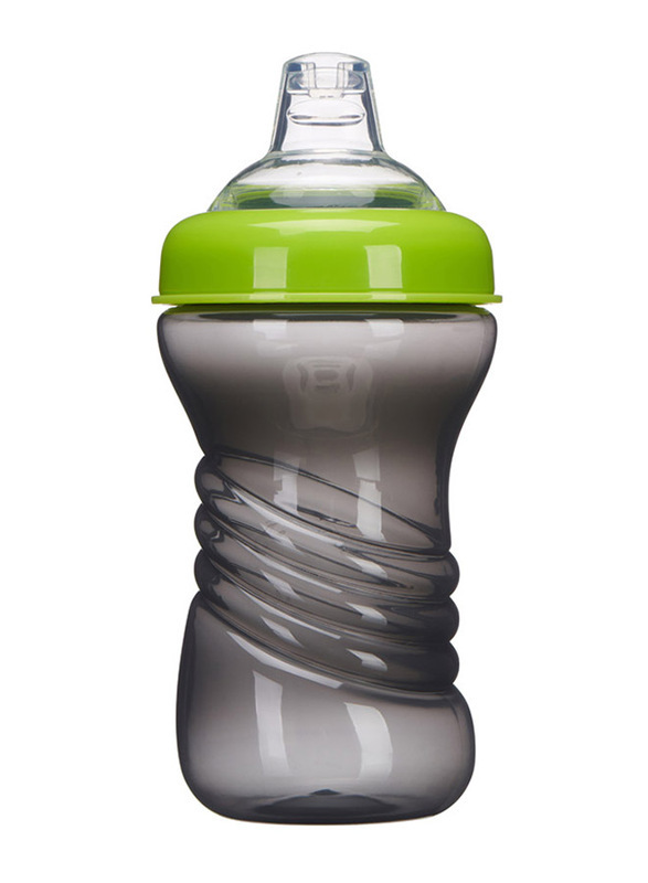 Vital Baby Hydrate Perfectly Simple Silicone Sipper 300ml, Grey/Green