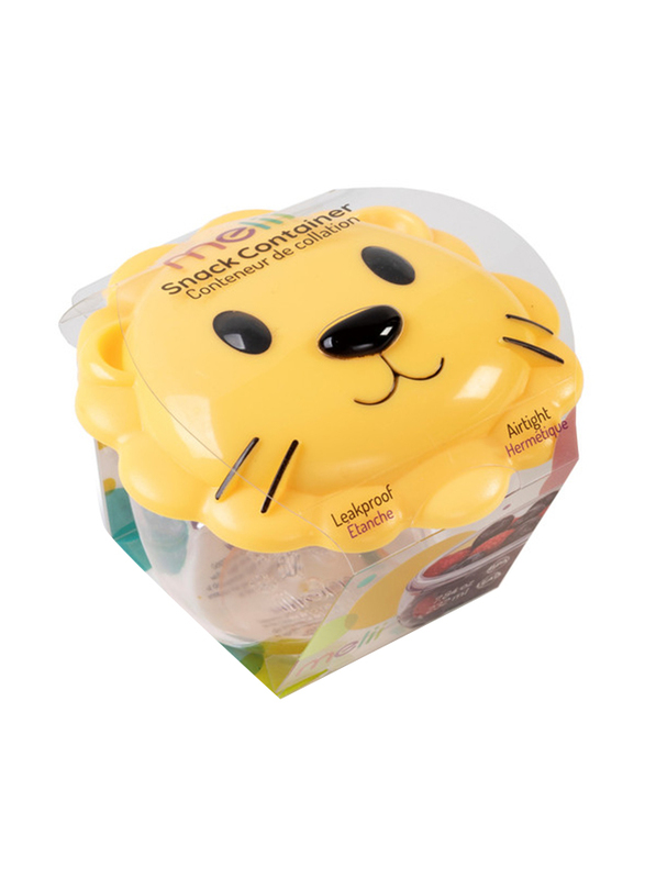 Melii Lion Snack Container, Yellow