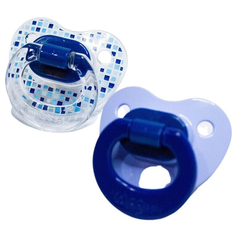 

Wee Baby Twin Orthodontical Teat Soother 2 Pieces, 6-8 Months, Multicolour