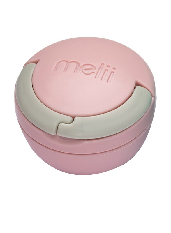 Melii Pacifier Pod, Pink/Grey