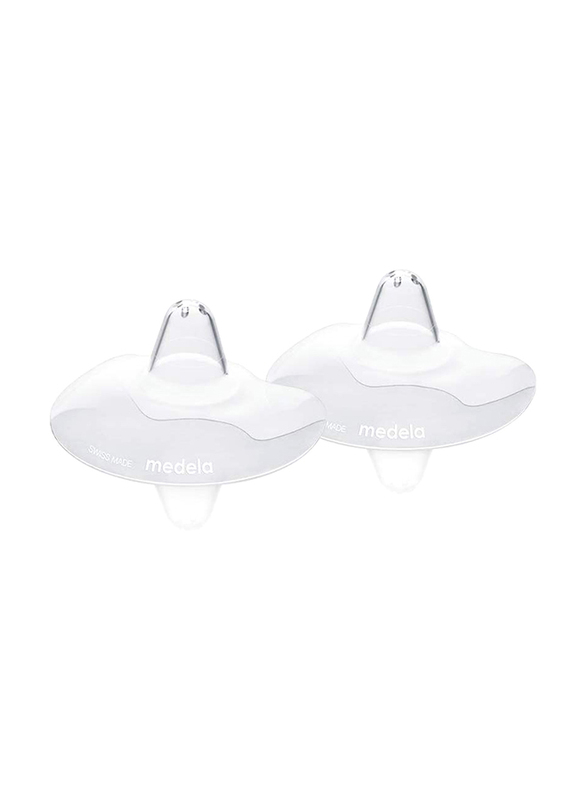 Medela Contact Nipple Shields, Pack of 2, Small, Clear