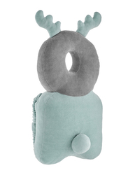 Babyjem Angel Wing Protection Pillow, 0-6 Months, Grey/Green