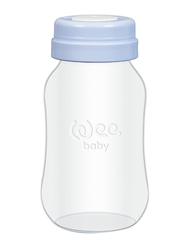 Wee Baby Milk Container, 6+ Months, 4 x 150ml, Clear