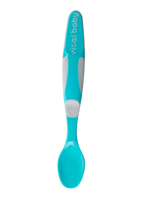 Vital Baby Nourish Start Weaning Baby Spoons, 5 Pieces, 4+ Months, Blue