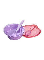 Vital Baby Nourish Scoop Feeding Set, 3-Piece, Purple/Pink