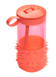 Melii Spikey Water Bottle, 17oz, Coral