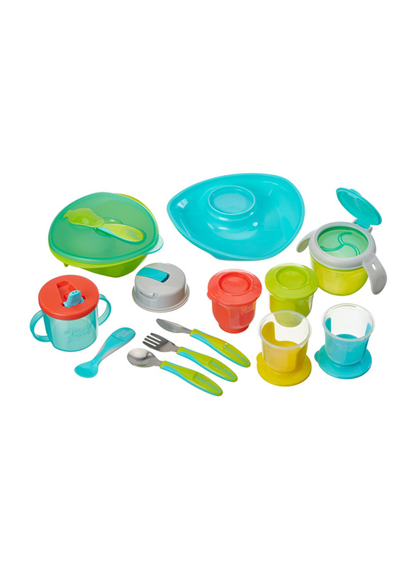 Vital Baby Nourish Growing Up Kit, 14-Piece, Turquoise/Multicolour