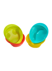 Vital Baby Nourish Scoop Feeding Bowls, 4-Piece, Yellow/Green