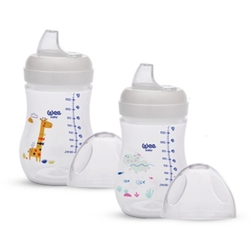 Wee Baby Natural Training Cup, 6+ Months, 250ml, Transparent