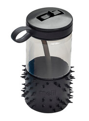 Melii Spikey Water Bottle, 17oz, Black