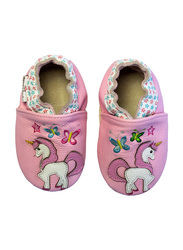 Rose et Chocolat Magic Unicorn Classic Shoes, 12-18 Months, Pink