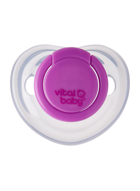 Vital Baby Soothe Perfectly Simple Handy Steri Box for 0-6 Months Girls, 2-Piece, Purple/White