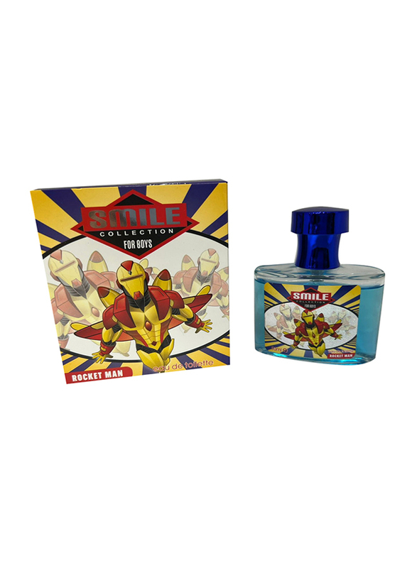 Smile 50ml Rocket Man Perfume for Kids, 1+ Year, Multicolour